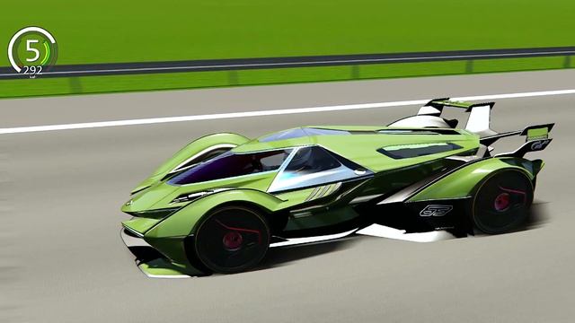 Lamborghini V12 Concept GT vs Lamborghini Hypercars - Autobahn смотреть онлайн