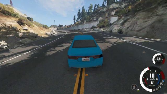 BeamNG.drive - Lincoln Continental 2017 - Car Show Test Drive Crash . 4K 60fps. смотреть онлайн