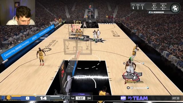 DIAMOND DAVID ROBINSON GAMEPLAY! THE MOST COMPLETE CENTER IN NBA 2K24 MyTEAM! смотреть онлайн