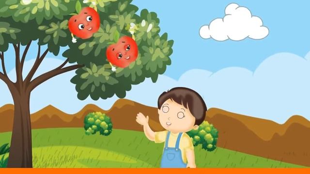 Two Little Apples.Rhyme for kids смотреть онлайн