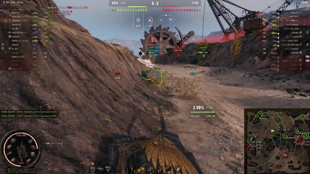 WOT Сапсан (Ис 3 на стероидах). На карте Тундра. ✔✔ смотреть онлайн
