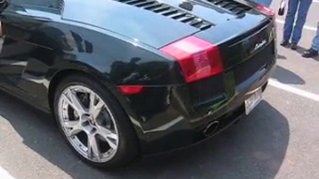 Lamborghini Gallardo Spyder Revving V-10 520 bhp Engine смотреть онлайн