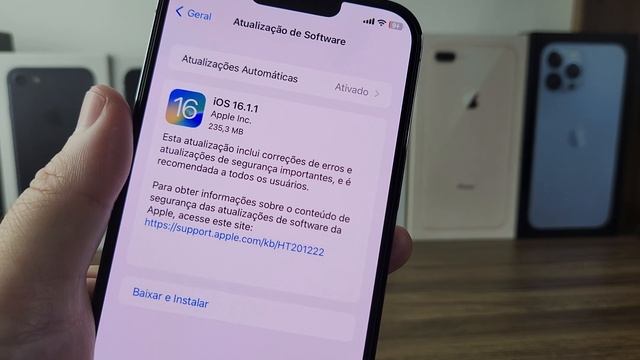 APPLE LIBEROU O IOS 16.1.1 OFICIAL! SAIBA O QUE MUDOU. смотреть онлайн