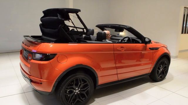 Range Rover Evoque Convertible Roof Demonstration And Tour HD смотреть онлайн