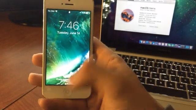 iOS 10 Home Button Unlock смотреть онлайн