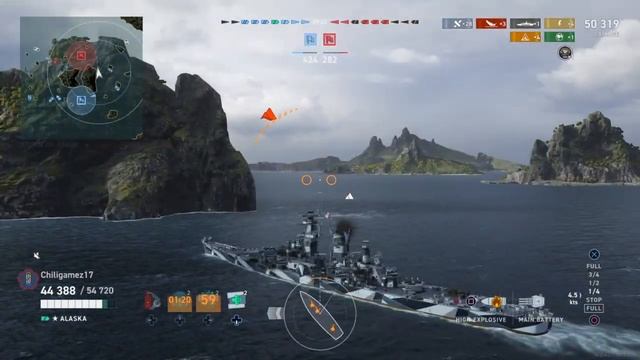 Alaska Steamroll! World of Warships Legends смотреть онлайн