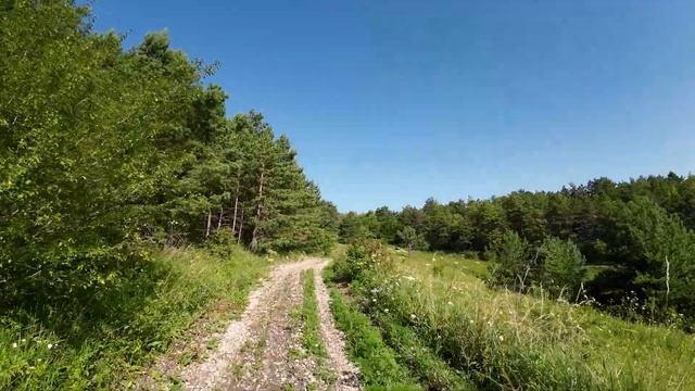 Кисловодск. Красивые виды с Боргустанского хребта. Едем через поселок Верхнеподкумский. 4K 30fps. смотреть онлайн