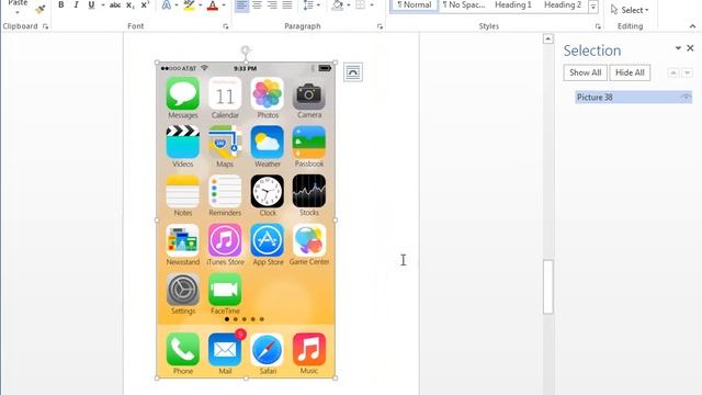 iOS 7 in Word - 29/30 - HOME SCREEN EXPORT AS PNG IMAGE смотреть онлайн