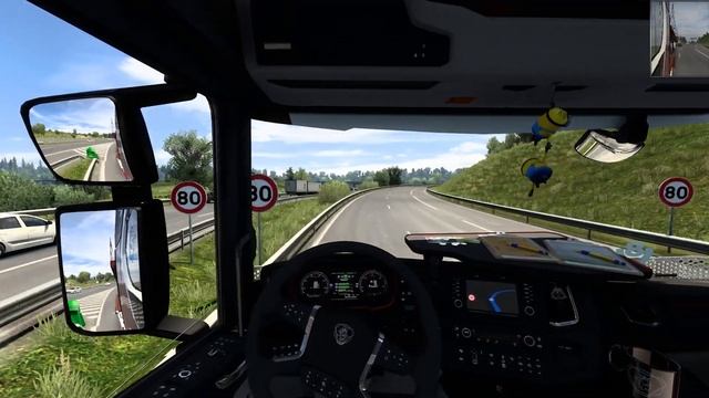 Scania S730 V8_ 10 000Kg de Voitures_ Paris➡️Nantes Euro Truck Simulator 2 1.46 смотреть онлайн