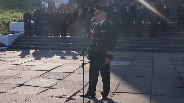 Посвящение в курсанты Института Морская академия смотреть онлайн