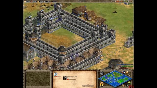 How To Win A 1 vs 2 In Age Of Empires 2 The Conquerors Expansion Part 6 смотреть онлайн