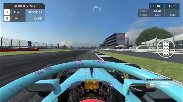 F1 Mobile Racing Gameplay with NO ASSISTS (iOS) смотреть онлайн