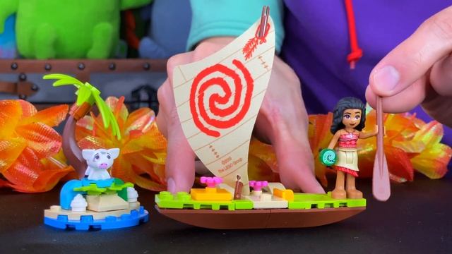 New LEGO Disney Moana Ocean Adventure Toy Unboxing | Time Lapse Build ( SUPER FUN !!!) смотреть онлайн