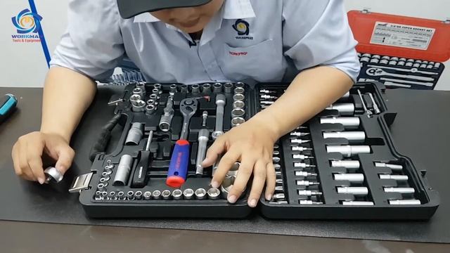 Bộ dụng cụ cơ khí 108 chi tiết WORKPRO W003057 смотреть онлайн