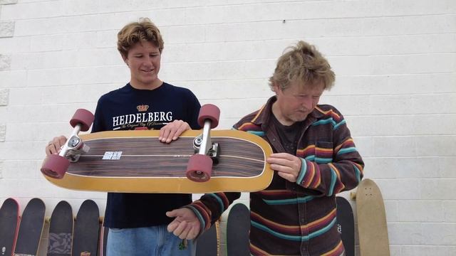 Status Skateshop Demos Long Island Surfskates With Lean Genesis Trucks On Mossel 33 And Rowing 29.5