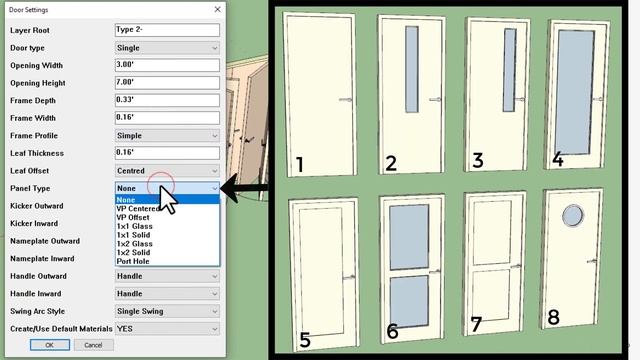 Door Maker Plugin For SketchUp - TutorialsUp смотреть онлайн