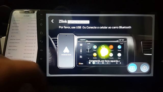 Conexão Zlink - Carplay sem fio - Resolvendo problemas de conexão com IOS 16 смотреть онлайн