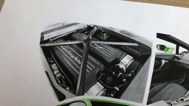 Drawing a Lamborghini Huracan like a pro :) Part 2 смотреть онлайн