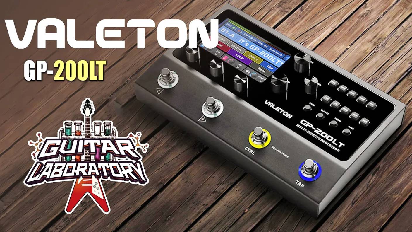 Гитарный процессор эффектов Valeton GP-200LT смотреть онлайн