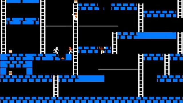 [Apple II] Lode Runner (1983) (Broderbund) смотреть онлайн
