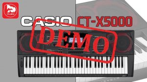 Синтезатор CASIO CT-X5000 - демонстрация звучания