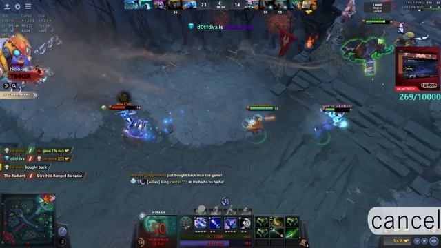 НУН ПОДСКАЗЫВАЕТ МАРПЛ КАК ИГРАТЬ В ДОТУ!🤣 | ЕНД РОФЛИТ С ДЕНДИ | Топ dota смотреть онлайн