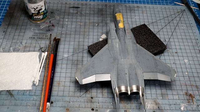 1/72 GWH F-15C Build Series - Part 6: Weathering смотреть онлайн