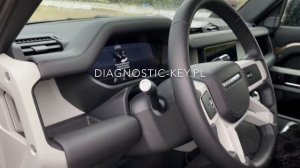 Land Rover Defender key programming emergency engine start key programmer JLR DIAGv11 Defender 2021