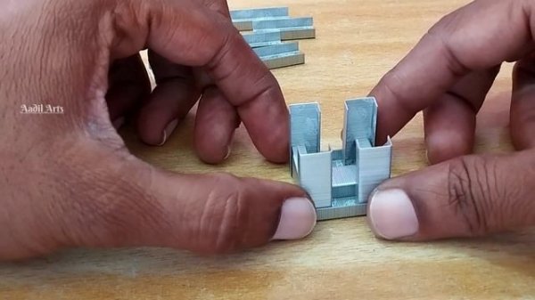 Staples cube tutorial | cube with stapler pins