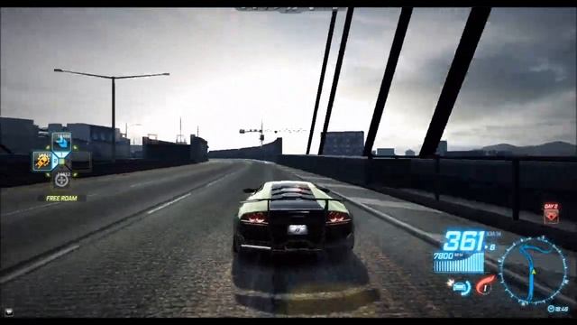 NFS World - Lamborghini Murcielago LP670-4 SV Top Speed (No skill) смотреть онлайн