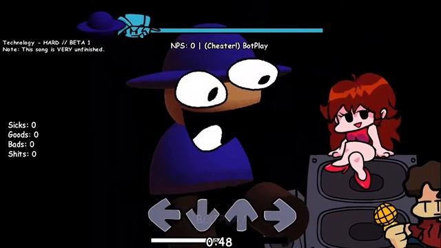 Technology song but its overcharted mid and bad. (plus blammed notes and hurt notes) смотреть онлайн