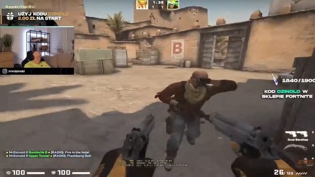 DZINOLD vs DAWID JASPER NA DUST 2! смотреть онлайн