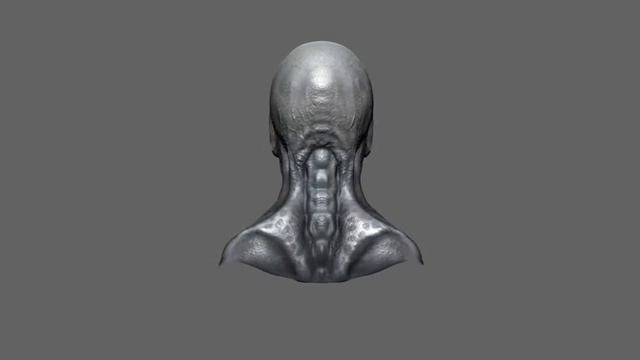 Mudbox Alien head sculpt смотреть онлайн