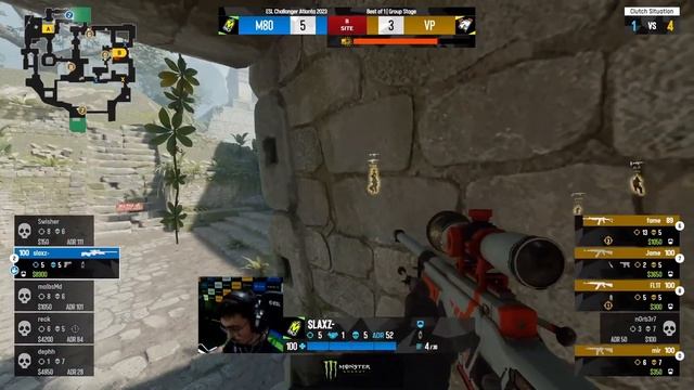 Vırtus Pro vs M80 - ESL Challenger Atlanta 2023 | CS2 смотреть онлайн