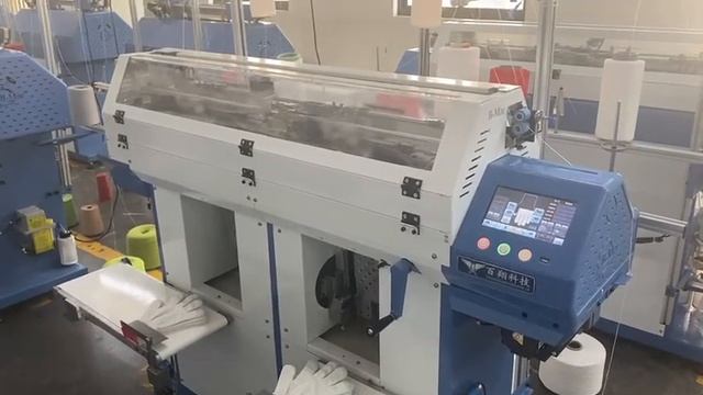 ZBT Double Head Seamless Gloves Knitting Machine 7/10/13gg смотреть онлайн