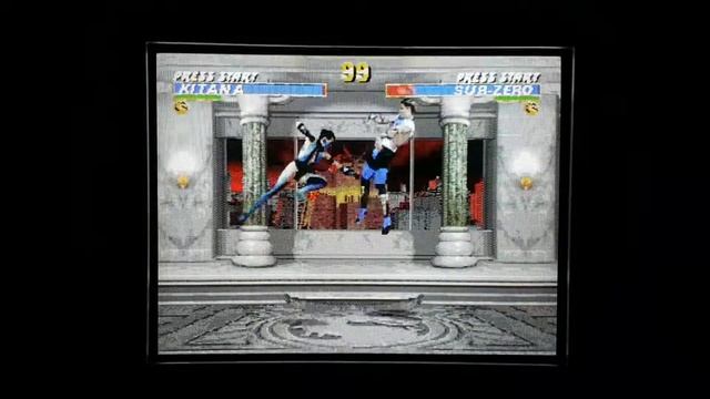 Ultimate Mortal Kombat 3 (Megadrive/Genesis) on CRT TV via SCART RGB - real hardware смотреть онлайн