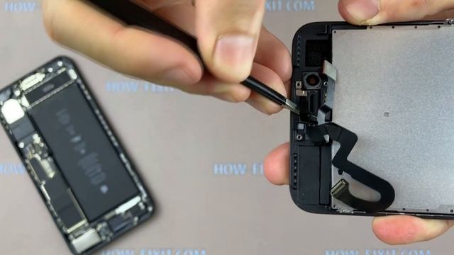 iPhone 7 Plus Front Camera and sensor cable Replacement смотреть онлайн