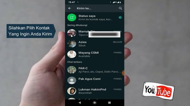 Trik mengirim pesan Kosong di WhatsApp || kerjain temen dengan pesan kosong смотреть онлайн