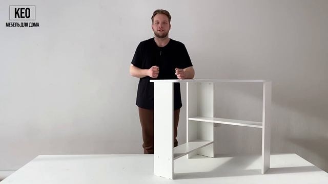 Обзор на угловой письменный стол СТМ-14 белый #письменныйстол #лдсп #мебель #икеа #мебельикеа смотреть онлайн