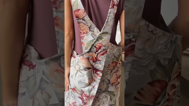 Фартук-сарафан из рогожки Mia Cara смотреть онлайн