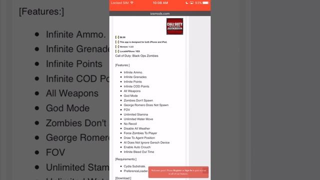 (PART 1) How to Get Call of Duty Black Ops Zombies (iOS 9.0.2 and Below)!! смотреть онлайн