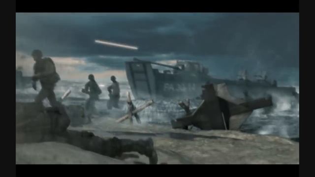 Company Of Heroes - D-Day Scene. смотреть онлайн