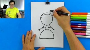 Просто рисуем Человек паук - РыбаКит папа рисует