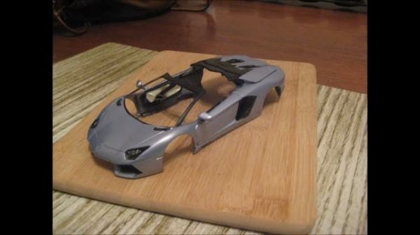 Fujimi 1/24 Lamborghini Aventador Roadster Conversion Project