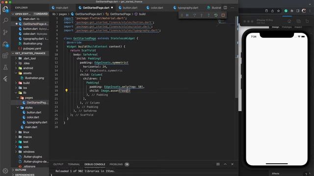 Finance App | Get Started Page | Flutter UI Tutorial | Speed Code смотреть онлайн