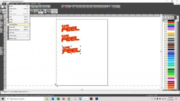 Stacking images (copy and paste) in GreatCut 4
