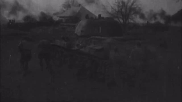 Кадры кинохроники. Показано наступление советской пехоты, Хрущев вместе с Ватутиным. 1943 смотреть онлайн