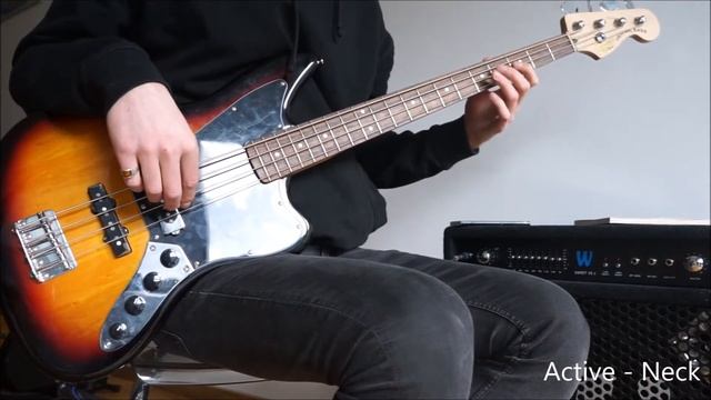Squier Jaguar Bass Active vs Passive смотреть онлайн
