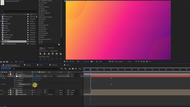How to make 3D Smartphone in after effect | Product animation in after effects @rishistudio смотреть онлайн