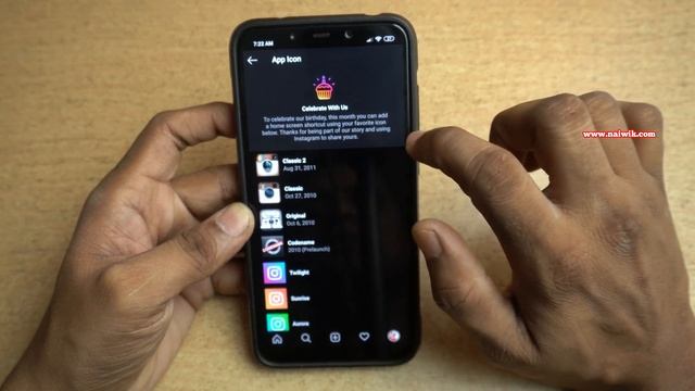 How to change the Instagram app icon on Android and IOS смотреть онлайн